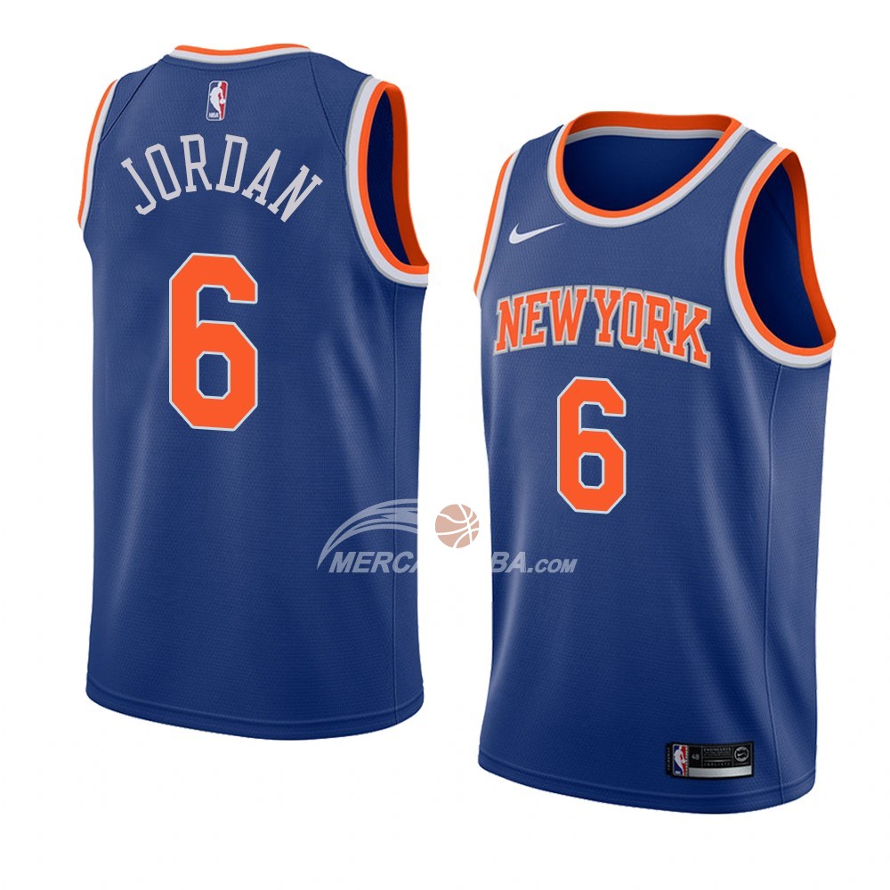 Maglia New York Knicks Deandre Jordan Icon 2018 Blu